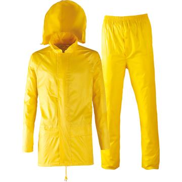 COMPLET NYL/PVC JAUNE M-3XL