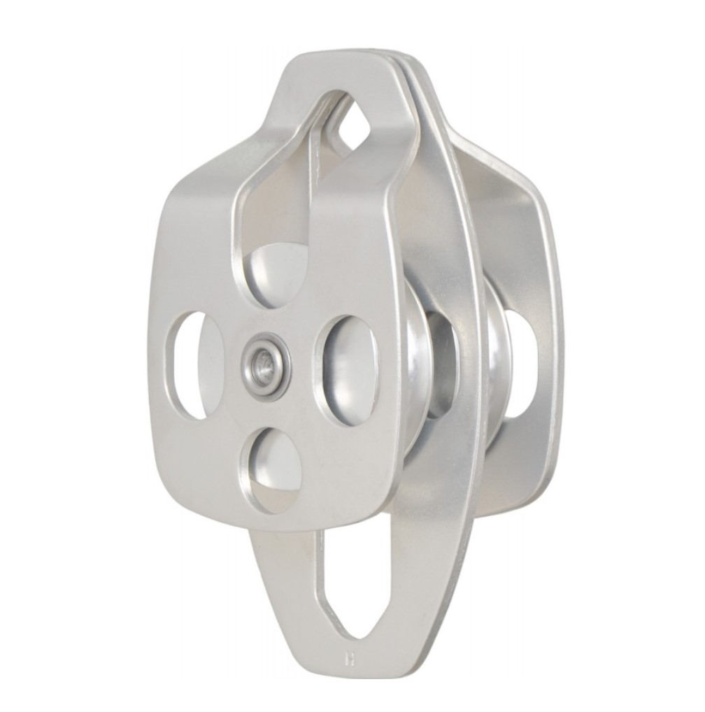 DOUBLE POULIE ALUMINIUM/INOX